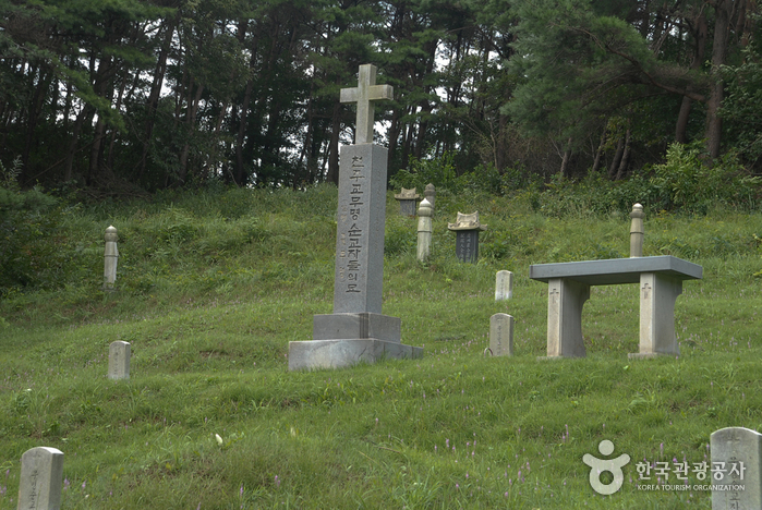 青陽樓谷連墓聖地(청양 다락골 줄무덤 성지)