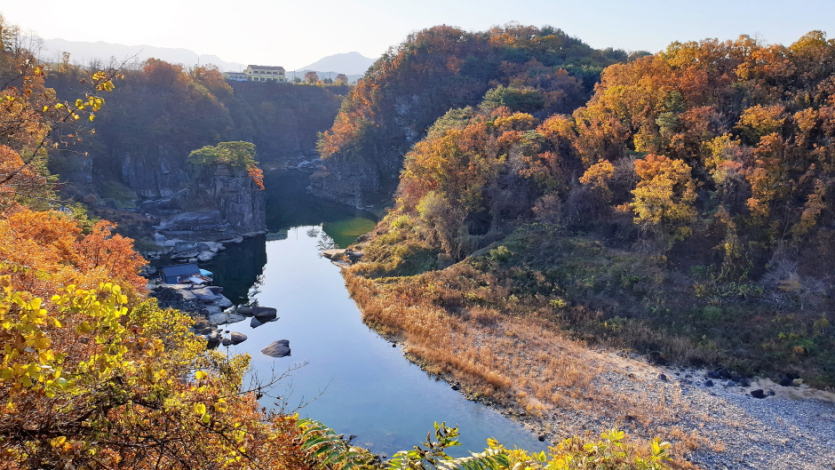 Fluss Hantangang (한탄강(국가지질공원, 고석정))