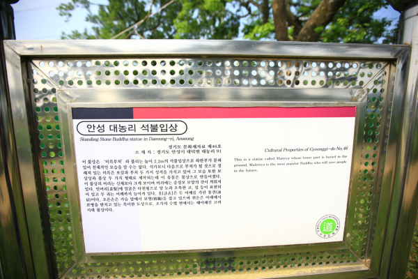 안성 대농리 석불입상